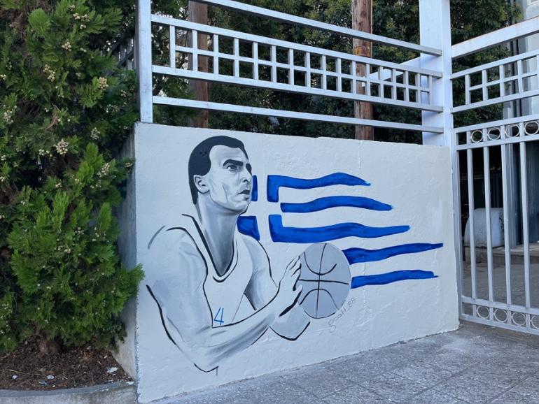 Από Κω Θεσσαλονίκη για ένα γκράφιτι του Γκάλη!