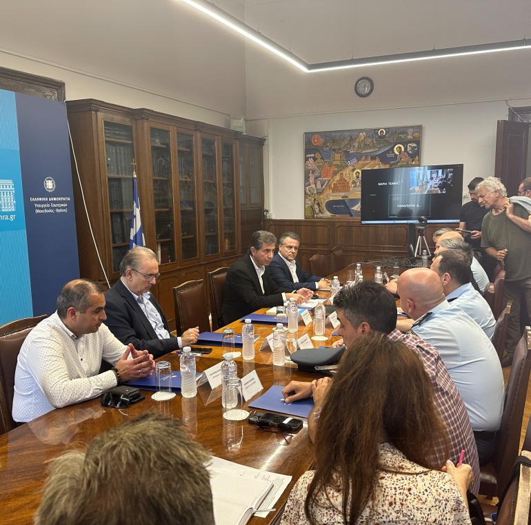 Σύσκεψη στο ΥΜΑΘ για τους Συνοριακούς Σταθμούς Κήπων και Ευζώνων - Τα μέτρα που θα ληφθούν
