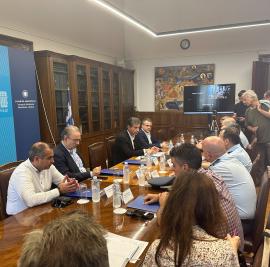 Σύσκεψη στο ΥΜΑΘ για τους Συνοριακούς Σταθμούς Κήπων και Ευζώνων - Τα μέτρα που θα ληφθούν