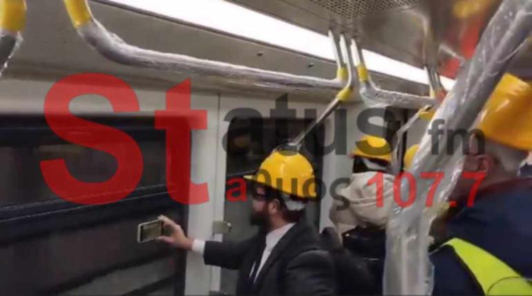 Θεσσαλονίκη - Ολοκληρώθηκε με επιτυχία η διαδρομή της βασικής γραμμής του Μετρό χωρίς οδηγό (ΦΩΤΟ-ΒΙΝΤΕΟ)