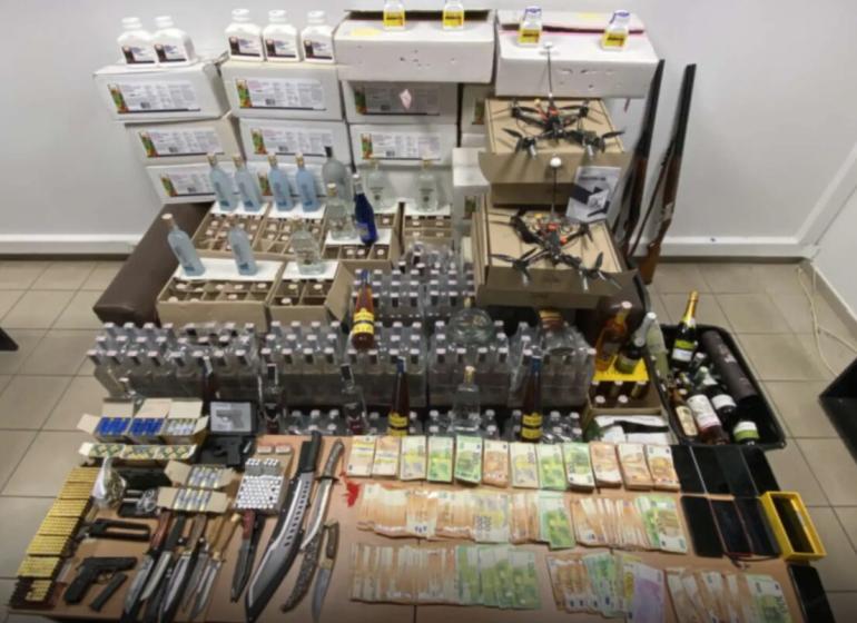 ΒΙΝΤΕΟ-Εξαρθρώθηκε μεγάλη εγκληματική οργάνωση με λαθραία ποτά και φυτοφάρμακα - 10 συλλήψεις