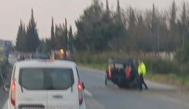 Θεσσαλονίκη: Τροχαίο με ανατροπή στη Μουδανιών, ένας τραυματίας