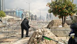 Οι κουκουλοφόροι προκάλεσαν ζημιές στον αρχαιολογικό χώρο του Ολυμπίου Διός και στα Λουλουδάδικα