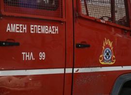 Θεσσαλονίκη: Πυρκαγιά σε μονοκατοικία στο Κρυονέρι