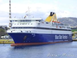 Τραγωδία στο Blue Star Χίος: Νεκρός 20χρονος ναυτικός από συρόμενη πόρτα στο γκαράζ του πλοίου