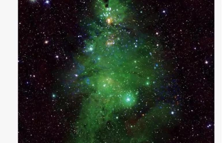 Εντυπωσιακή φωτογραφία της NASA με το χριστουγεννιάτικο αστρικό δέντρο του Γαλαξία μας
