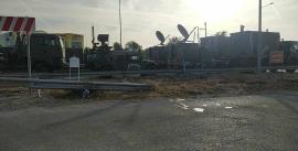 Κλειστή η Μουδανιών για τη δοκιμαστική παρέλαση - Μποτιλιαρισμένη η Θεσσαλονίκης - Περαίας (φωτο+vid)