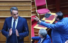 «Σιγά τα αίματα, κύριε 13-0, μην μας δείρετε κιόλας»: Επεισόδιο στη Βουλή με Μητσοτάκη και Παππά - Δείτε βίντεο