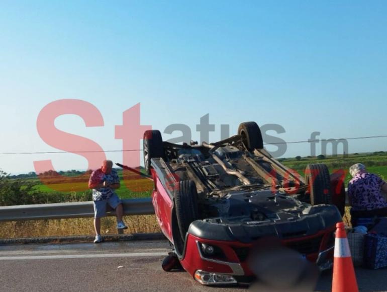 Θεσσαλονίκη: Τροχαίο κοντά στα Μάλγαρα (ΦΩΤΟ)