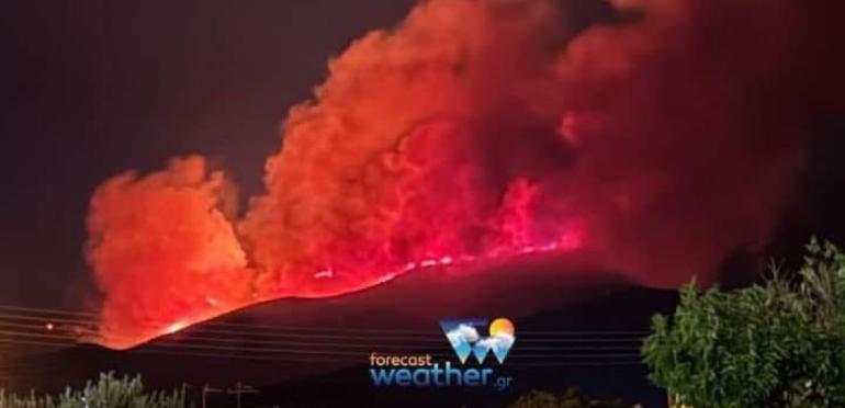 Πέλλα: Συνεχίζεται η μάχη με τις φλόγες στο Πάικο