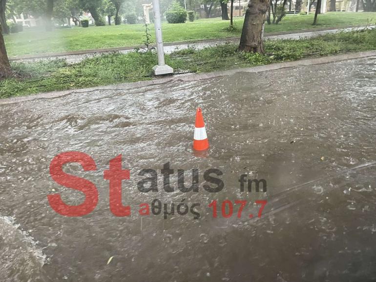 «Άνοιξαν» οι ουρανοί στη Θεσσαλονίκη! (ΦΩΤΟ-ΒΙΝΤΕΟ)