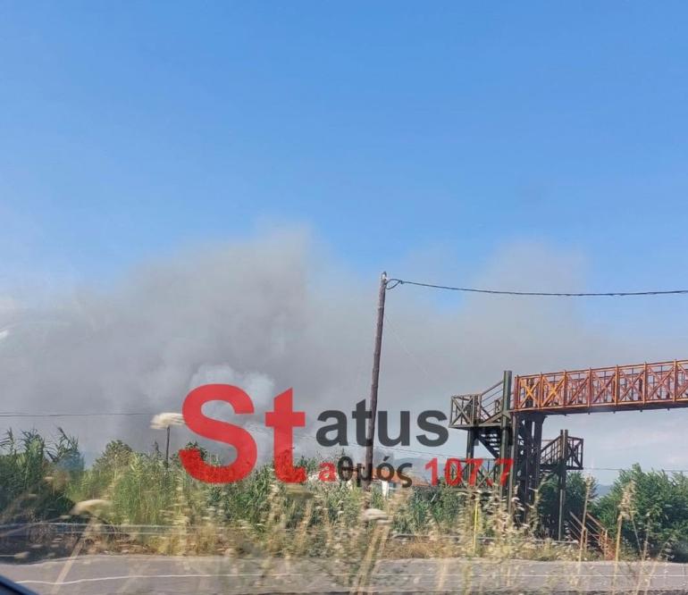 Θεσσαλονίκη: Ήχησε το 112 για τη φωτιά στα Τσαΐρια - «Κλείστε πόρτες και παράθυρα»