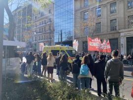 Φοιτητές συγκρούστηκαν για το ποιος θα είναι πρώτος στο πανεκπαιδευτικό συλλαλητήριο