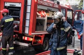 Φωτιά σε χώρο απορριμάτων στην Εύβοια
