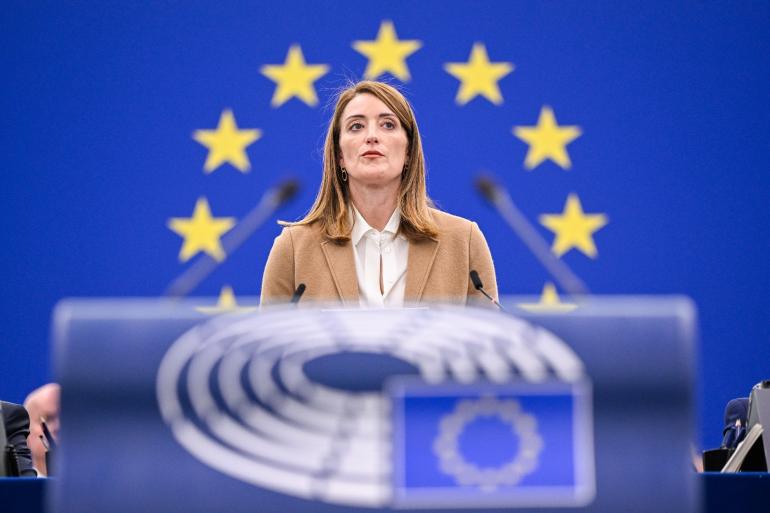 Στην Αθήνα αύριο η πρόεδρος του Ευρωπαϊκού Κοινοβουλίου Ρομπέρτα Μέτσολα