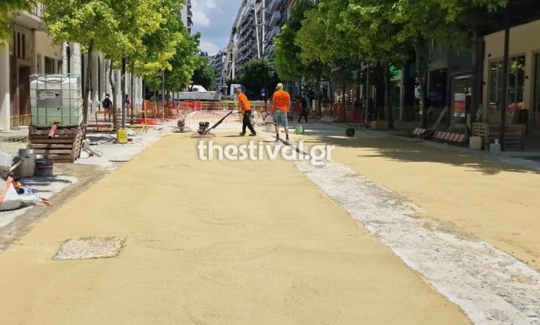 Θεσσαλονίκη: Ολοκληρώνεται πρώτη φάση της πεζοδρόμησης της Αγίας Σοφίας – “Παραδίδεται εντός των επόμενων ημερών”