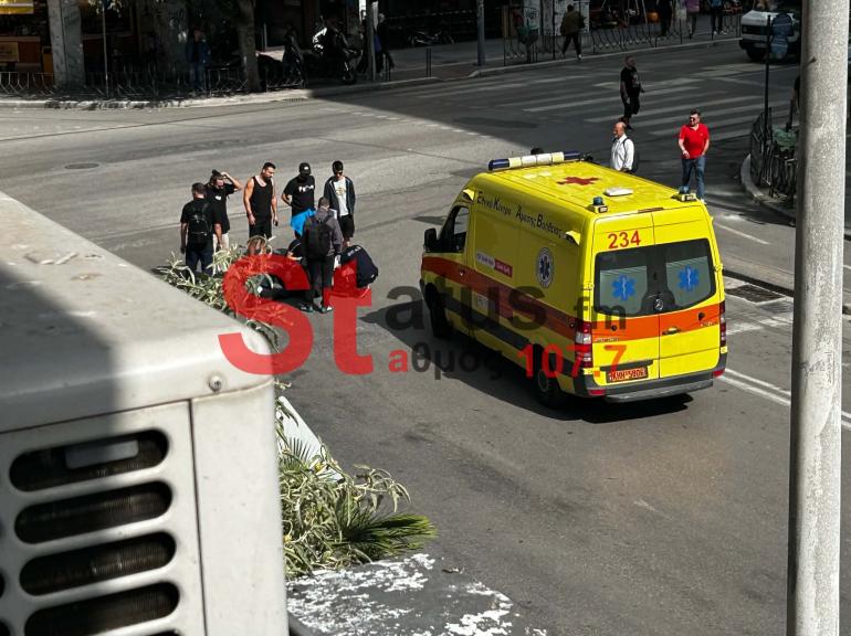 Θεσσαλονίκη: Σύγκρουση ΙΧ με δίκυκλο - Ένας τραυματίας (ΦΩΤΟ - ΒΙΝΤΕΟ)