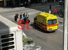Θεσσαλονίκη: Σύγκρουση ΙΧ με δίκυκλο - Ένας τραυματίας (ΦΩΤΟ - ΒΙΝΤΕΟ)