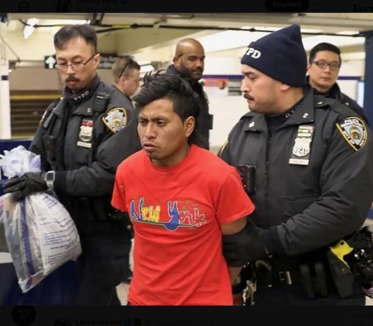 Νέα Υόρκη: Έβαλε φωτιά σε γυναίκα ενώ κοιμόταν σε συρμό του μετρό - Προσοχή σκληρές εικόνες