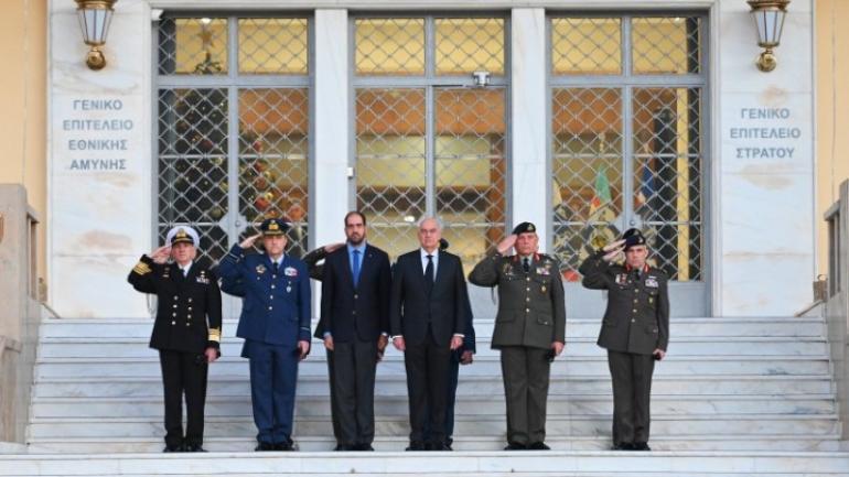 Απονομή βαθμού αντιπτεράρχου στον επισμηναγό Επαμεινώνδα Κωστέα ο οποίος έπεσε εν ώρα καθήκοντος