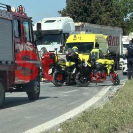 ΤΩΡΑ: Σοβαρό τροχαίο έξω από τα Διαβατά (ΦΩΤΟ)