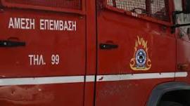 Θεσσαλονίκη: Φωτιά σε εγκαταλελειμμένη αποθήκη