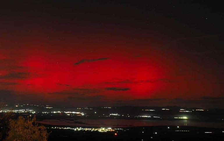 Ορατό από τη Θεσσαλονίκη το Βόρειο Σέλας (φωτο)