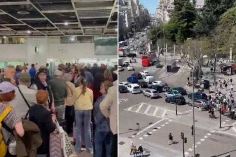 Μπλακ άουτ σε όλη την Ισπανία και περιοχές της Πορτογαλίας και της Γαλλίας