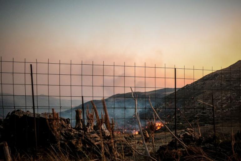Νέο πύρινο μέτωπο στον Ασώματο του Ρεθύμνου: 112 για εκκένωση τριών περιοχών