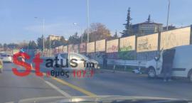 Τροχαίο ατύχημα στην Περιφερειακή Οδό της Θεσσαλονίκης