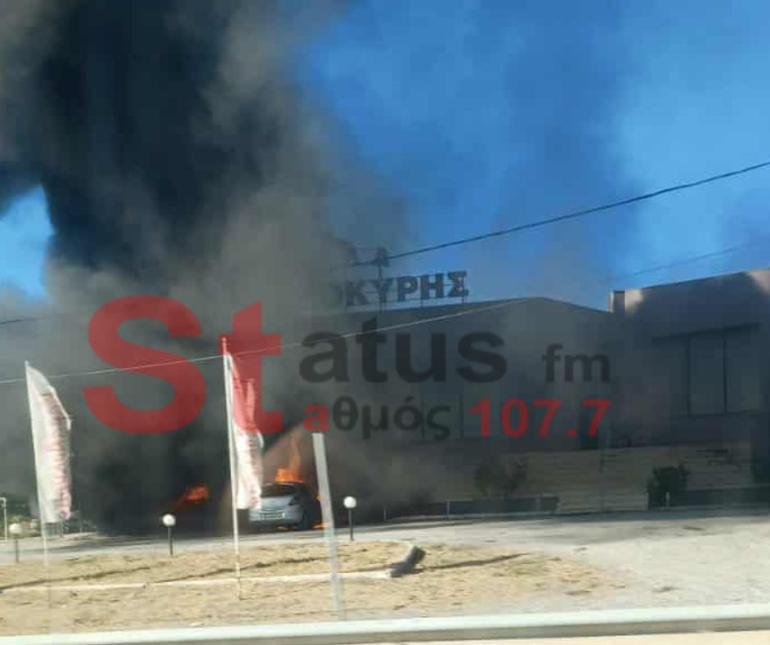 Τώρα: Φωτιά σε κατάστημα εμπορίας σκαφών στη Λεωφόρο Μουδανιών (ΦΩΤΟ + VIDEO)