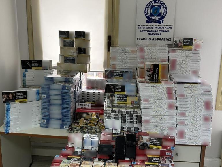 Κιλκίς: 68χρονος είχε στο ΙΧ του 5.100 πακέτα λαθραία τσιγάρα