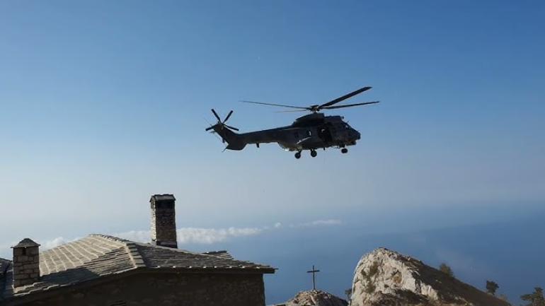 Συγκλονιστικό βίντεο από τη διάσωση προσκυνητή από την κορυφή του Αγίου Όρου