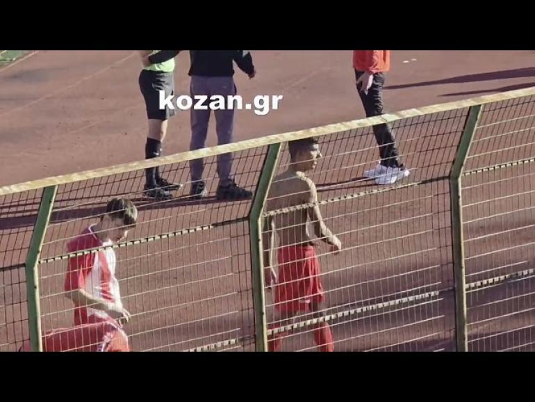 Κοζάνη: Έβγαλαν τις φανέλες και έφυγαν από το γήπεδο οι παίκτες, επειδή τους έβριζε ο Πρόεδρος
