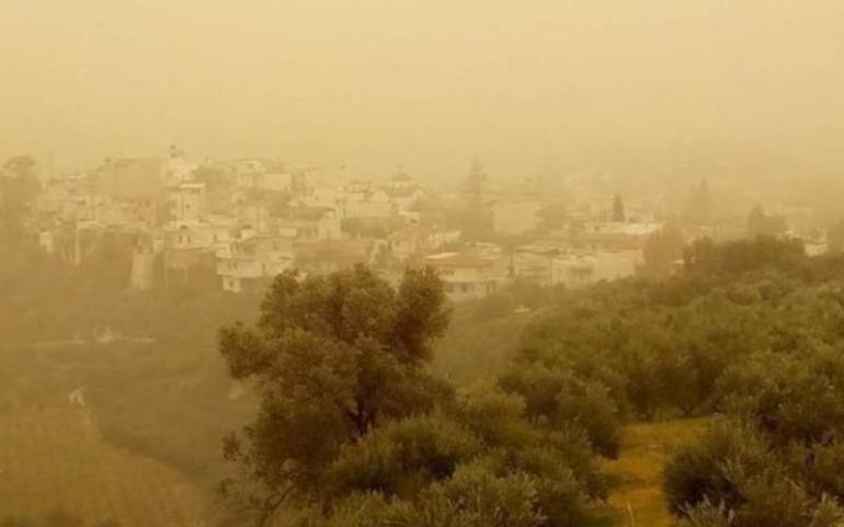 Εισβολή αφρικανικής σκόνης: Λασποβροχή και σκόνη