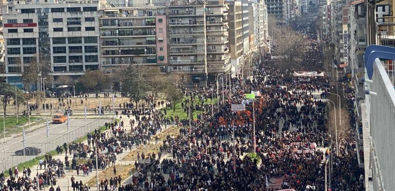 Θεσσαλονίκη: Κάλεσμα για νέα συγκέντρωση για τα Τέμπη την Παρασκευή