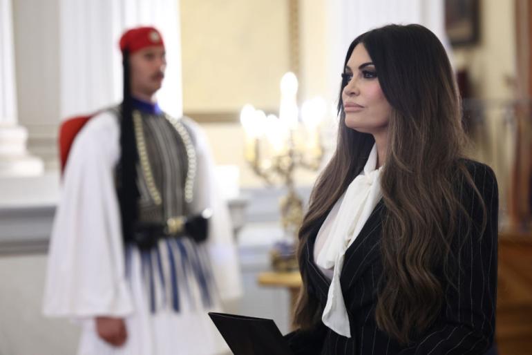 ΦΩΤΟ-Η Κίμπερλι Γκιλφόιλ υπέβαλε τα διαπιστευτήριά της στον Πρόεδρο της Δημοκρατίας