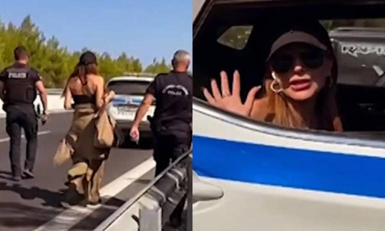 Η ΕΛ.ΑΣ. εξηγεί γιατί μετέφερε τη Βανδή με περιπολικό: “Κινδύνευε με παράσυρση και τροχαίο”