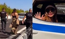 Η ΕΛ.ΑΣ. εξηγεί γιατί μετέφερε τη Βανδή με περιπολικό: “Κινδύνευε με παράσυρση και τροχαίο”