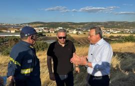Ο Φάμελλος στις πυρόπληκτες περιοχές Ωραιοκάστρου και Φιλοθέης- «Παλεύουμε για ισχυρότερη πυροσβεστική»