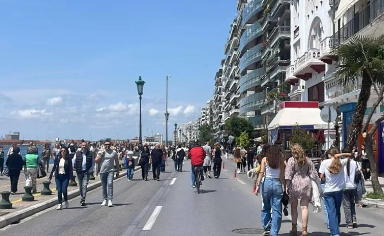 Θεσσαλονίκη: Δείτε ποιες ώρες πεζοδρομείται την Κυριακή η Λεωφόρος Νίκης