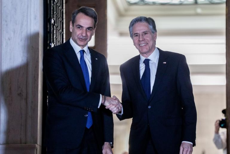 Αύριο στα Χανιά η συνάντηση Μητσοτάκη - Μπλίνκεν