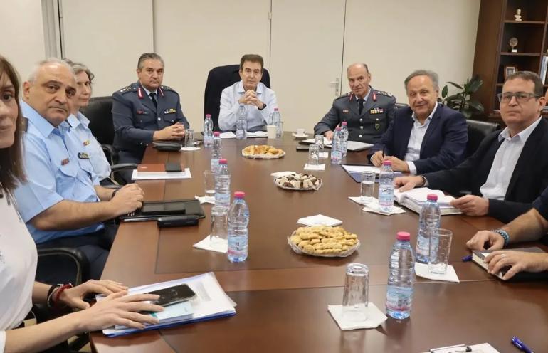 Θεσσαλονίκη: Συνάντηση Χρυσοχοΐδη-Αγγελούδη - Περαιτέρω συνεργασία ΕΛΑΣ-δημοτικής αστυνομίας και κοινό επιχειρησιακό σχέδιο