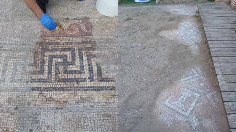 Θεσσαλονίκη: Εντυπωσιακές φωτογραφίες από τα ψηφιδωτά στο Γαλεριανό Συγκρότημα