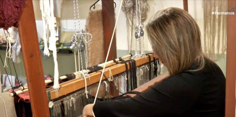 Εργαστήριο με παραδοσιακό αργαλειό στην Θεσσαλονίκη