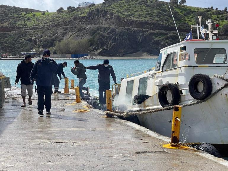 Ηράκλειο: Νέα άφιξη προσφύγων και μεταναστών