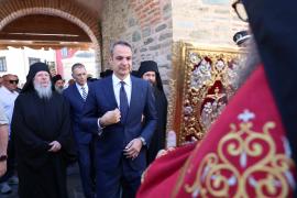 Κ. Μητσοτάκης: Το γεύμα στο Άγιο Όρος – Φασολάκια, χταποδάκι και σουπιές ανάμεσα στα πιάτα (φωτο)