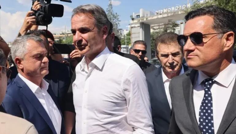 Θεσσαλονίκη: Στο «Ιπποκράτειο» ο πρωθυπουργός Κυριάκος Μητσοτάκης