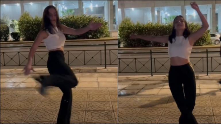 Viral η γυναίκα που χόρεψε ζεϊμπέκικο έξω από τη ΓΑΔΑ για να πει «ευχαριστώ»