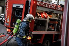 Θεσσαλονίκη: Πυρκαγιά χθες βράδυ σε λεωφορείο έξω από την Αγχίαλο
